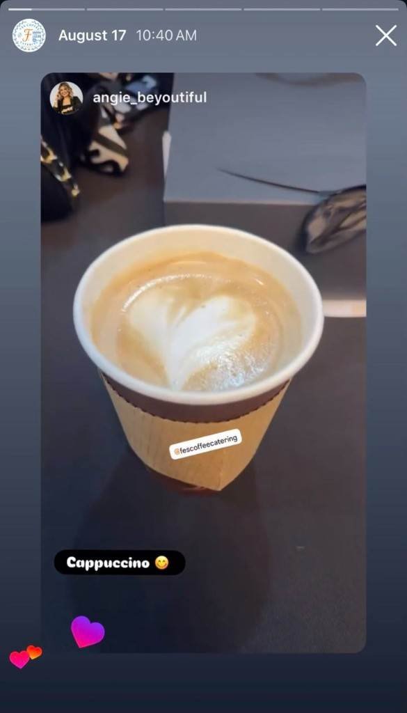 Guest cappuccino story tagging Fes Coffee
